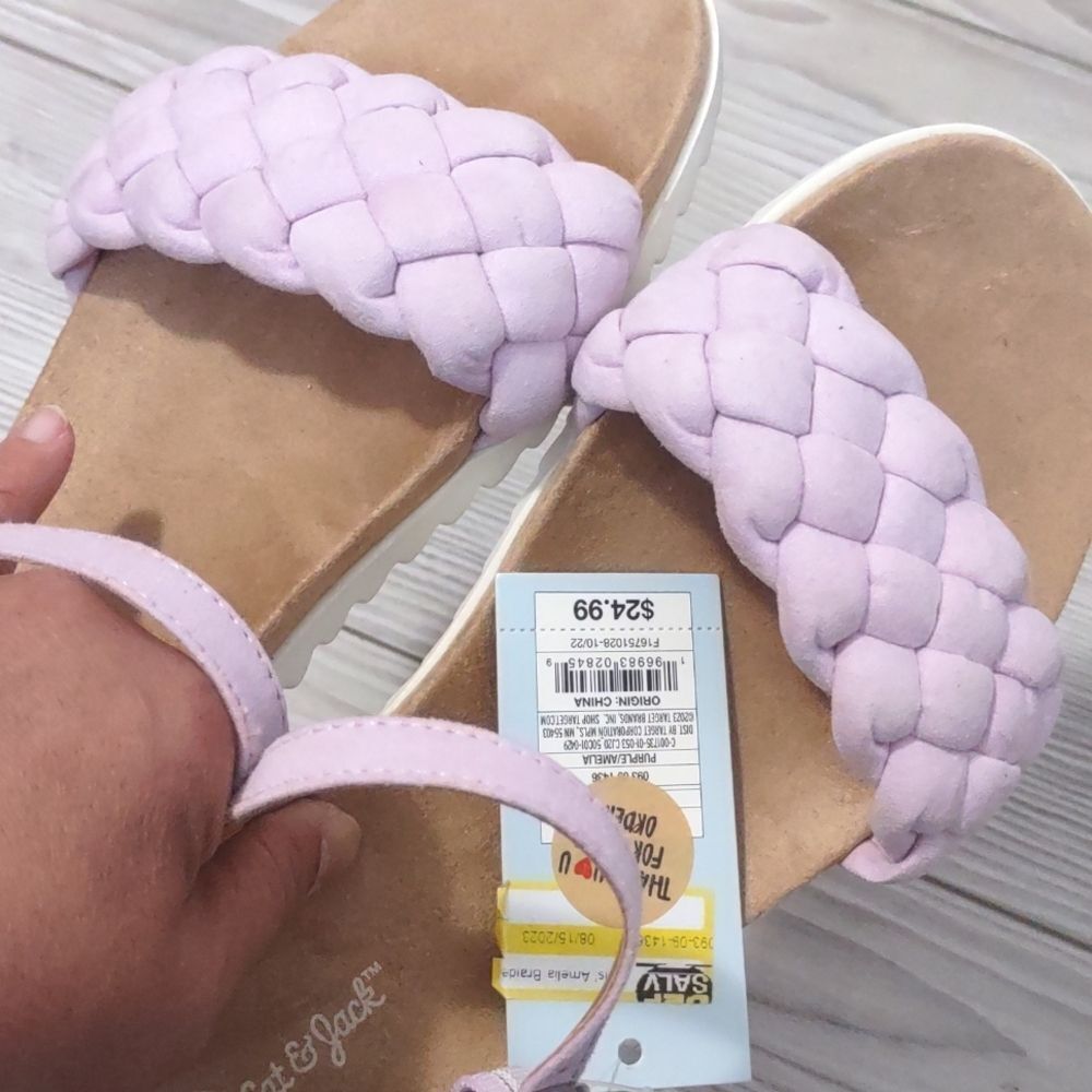 (73-3259)  Cat & Jack Amelia Sandals Sz 5 - Picture 4 of 8